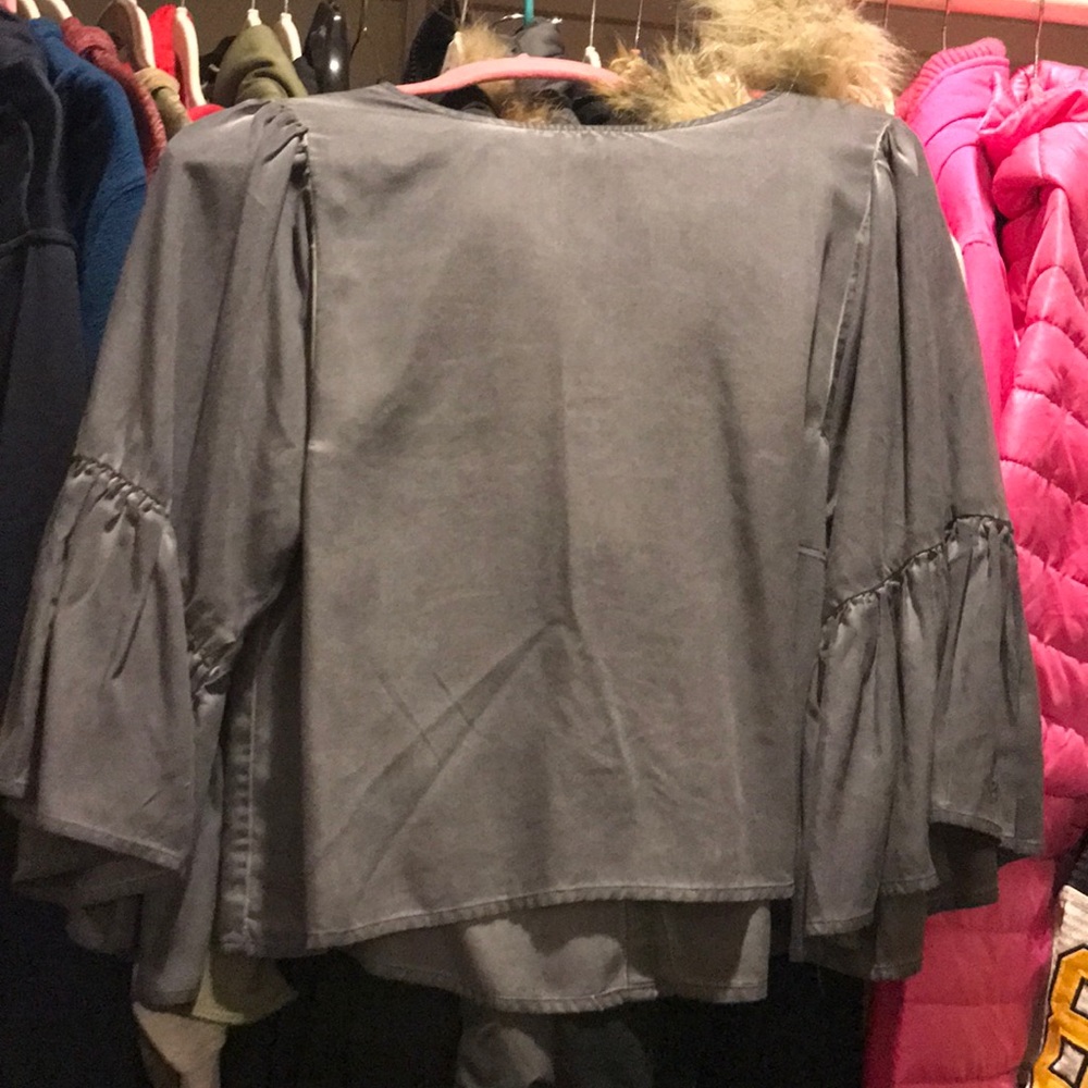 Hollister bell sleeve shirt